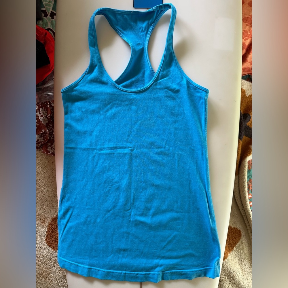 Lululemon Athletica Vibrant Blue Racerback Tank